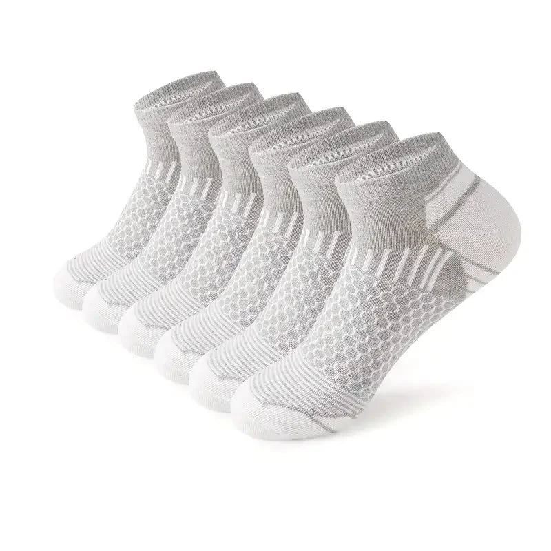 6 paires de chaussettes de sport courtes pour hommes - THORWINSPORT