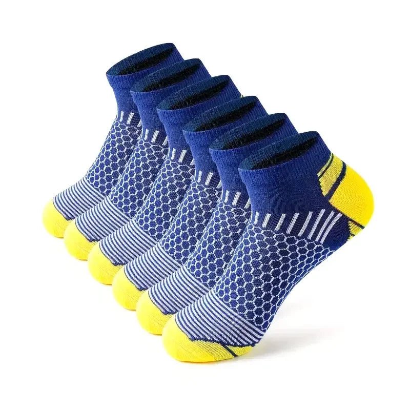 6 paires de chaussettes de sport courtes pour hommes - THORWINSPORT
