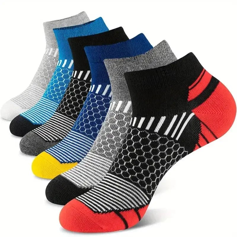 6 paires de chaussettes de sport courtes pour hommes - THORWINSPORT
