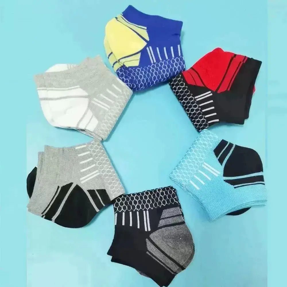 6 paires de chaussettes de sport courtes pour hommes - THORWINSPORT
