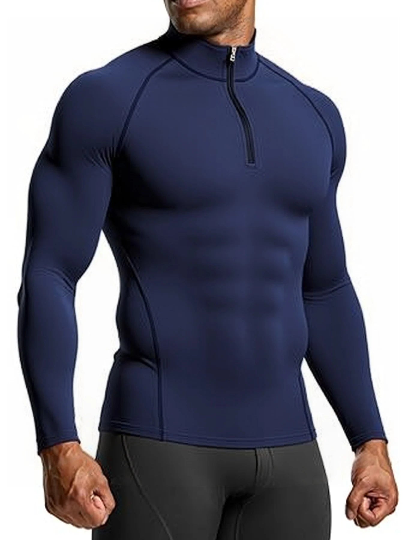 T03 - T-Shirt Compression Manches longues Homme