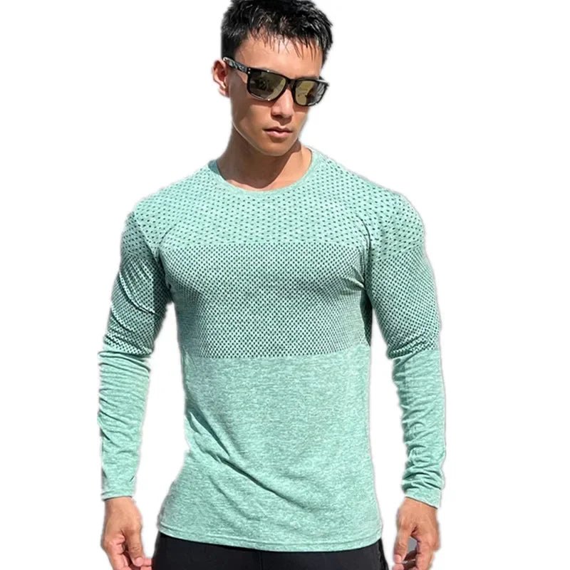 T05 - T-Shirt Sport pour hommes à manches longues - Séchage rapide
