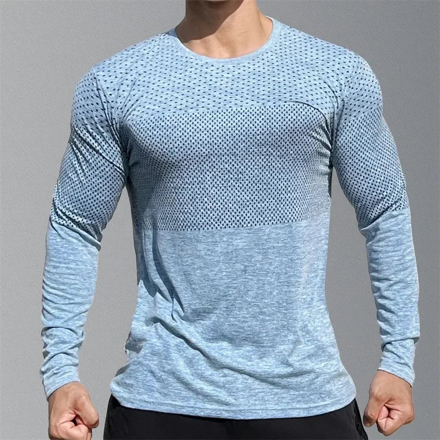 T05 - T-Shirt Sport pour hommes à manches longues - Séchage rapide