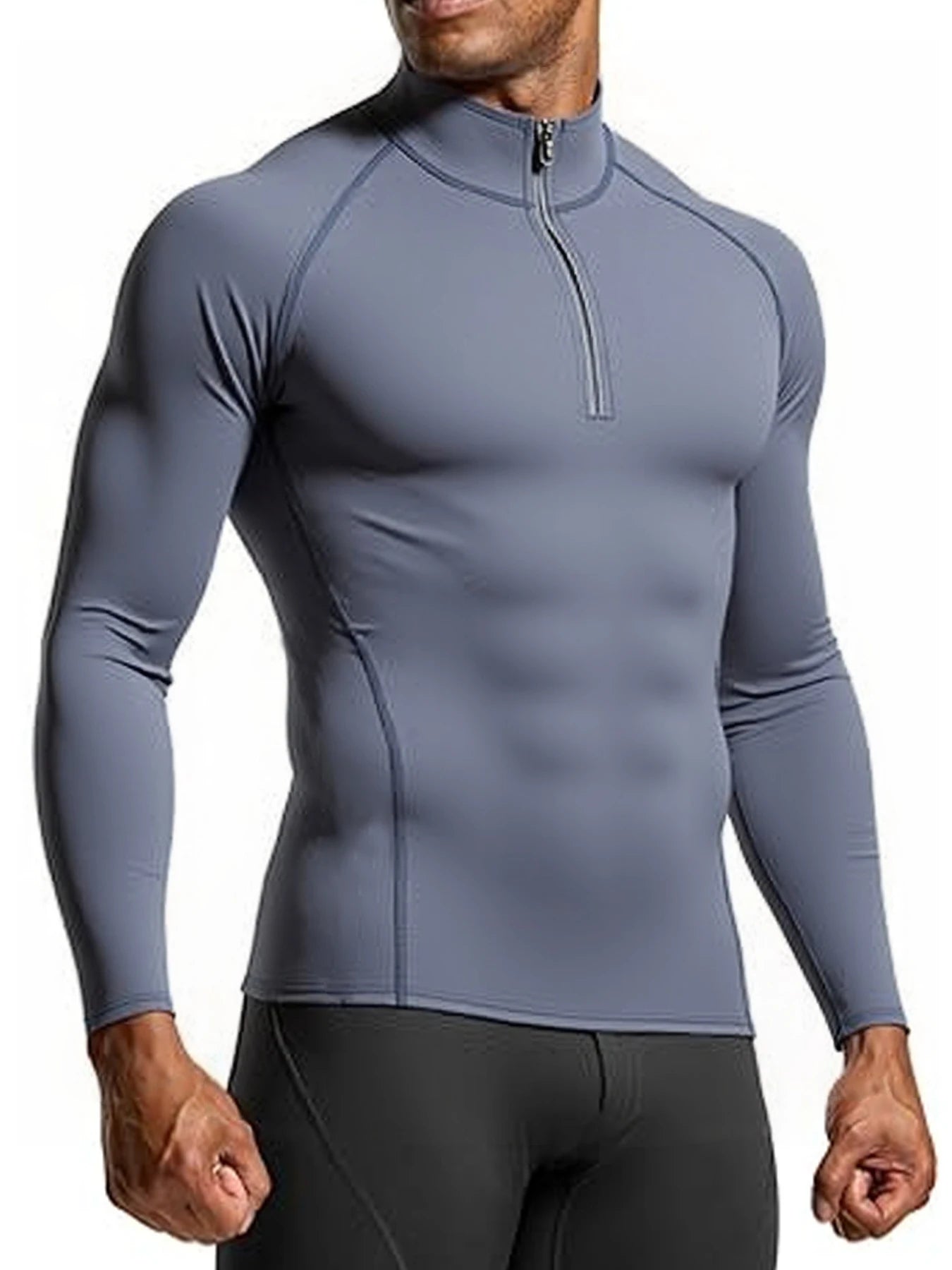 T03 - T-Shirt Compression Manches longues Homme