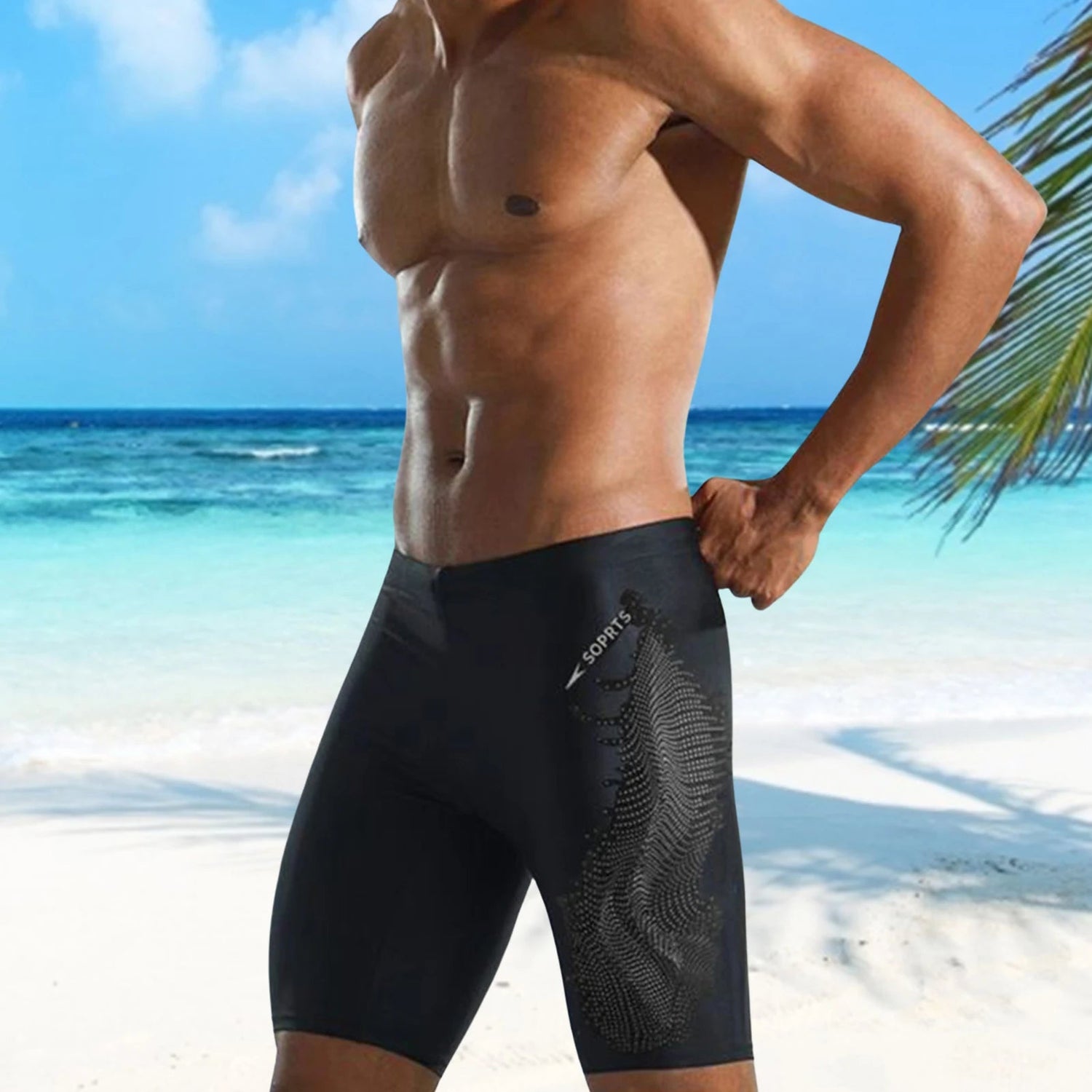JA03 - Jammer compression confortable et réglable pour homme, vêtement de natation - THORWINSPORT